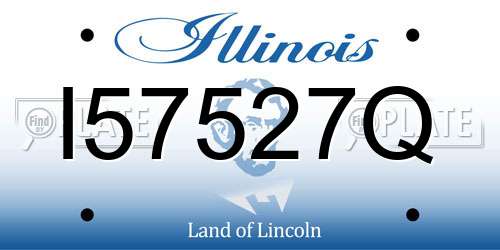 I57527Q Illinois License Plate