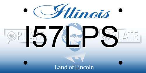 I57LPS Illinois License Plate