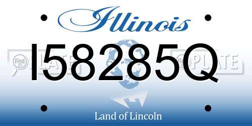 I58285Q Illinois License Plate