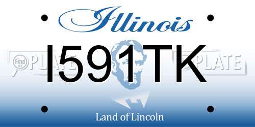 I591TK Illinois License Plate