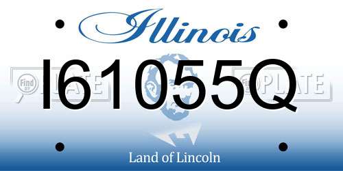 I61055Q Illinois License Plate