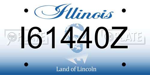 I61440Z Illinois License Plate