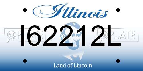 I62212L Illinois License Plate