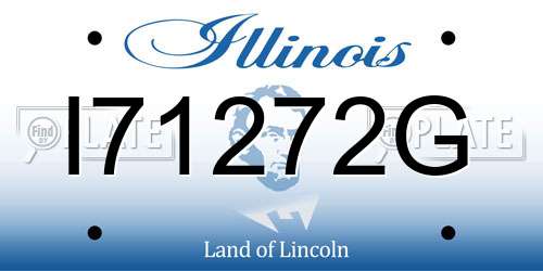 I71272G Illinois License Plate