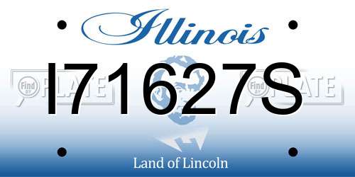 I71627S Illinois License Plate