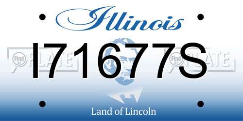 I71677S Illinois License Plate