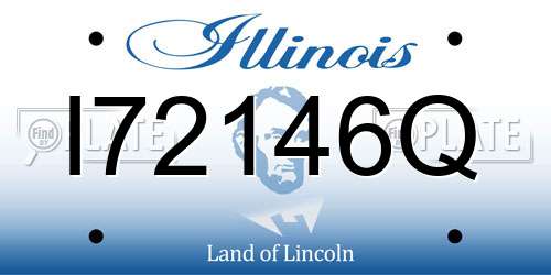 I72146Q Illinois License Plate