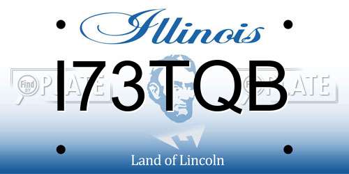 I73TQB Illinois License Plate