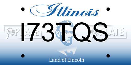 I73TQS Illinois License Plate