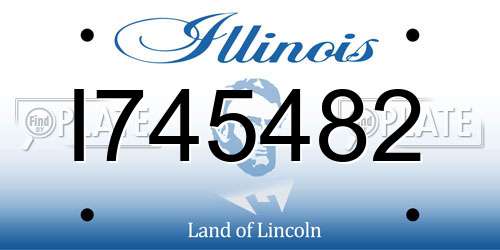 I745482 Illinois License Plate