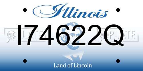 I74622Q Illinois License Plate