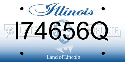I74656Q Illinois License Plate