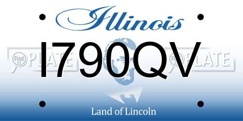 I790QV Illinois License Plate