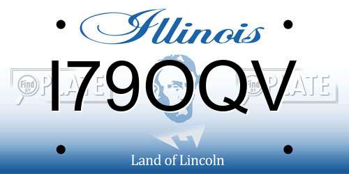 I79OQV Illinois License Plate