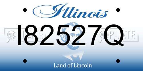 I82527Q Illinois License Plate