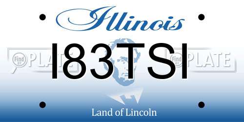 I83TSI Illinois License Plate