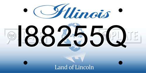 I88255Q Illinois License Plate