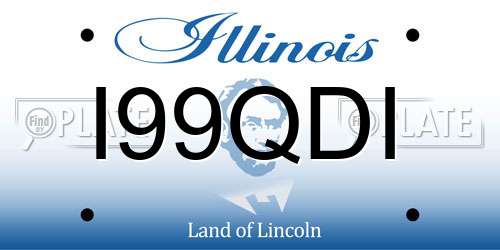 I99QDI Illinois License Plate
