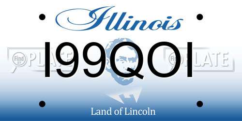 I99QOI Illinois License Plate
