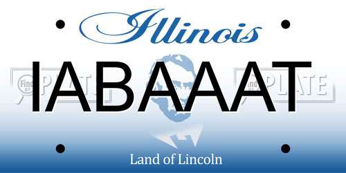 IABAAAT Illinois License Plate