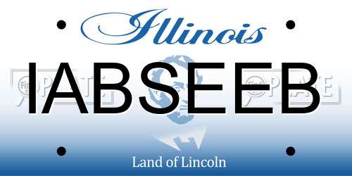 IABSEEB Illinois License Plate