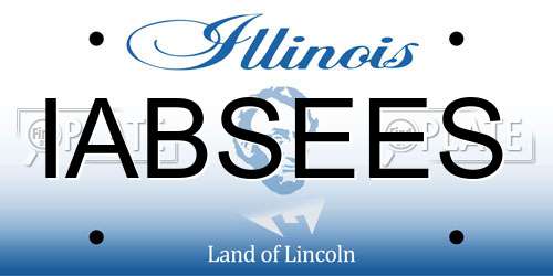 IABSEES Illinois License Plate
