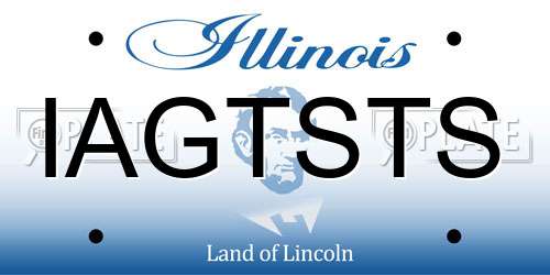 IAGTSTS Illinois License Plate