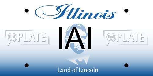 IAI Illinois License Plate