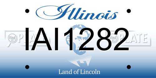 IAI1282 Illinois License Plate