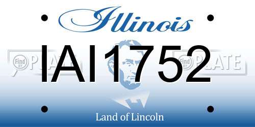 IAI1752 Illinois License Plate