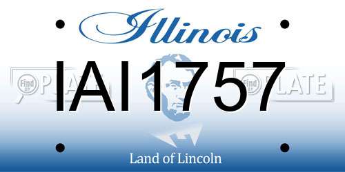 IAI1757 Illinois License Plate