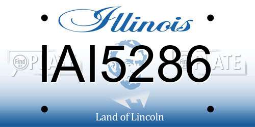 IAI5286 Illinois License Plate