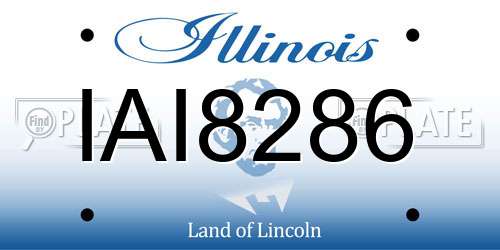 IAI8286 Illinois License Plate