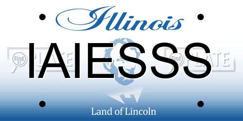 IAIESSS Illinois License Plate