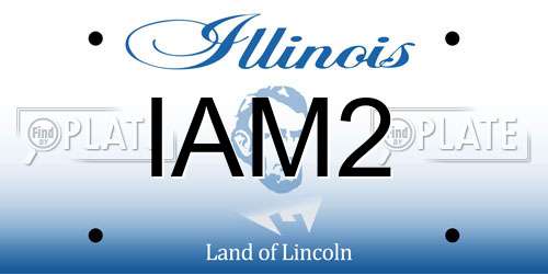 IAM2 Illinois License Plate