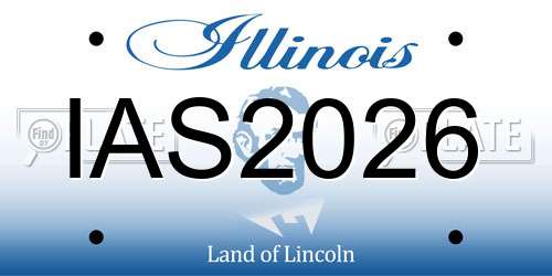 IAS2026 Illinois License Plate