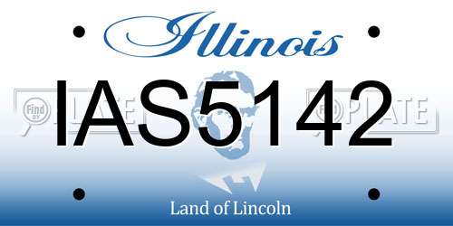 IAS5142 Illinois License Plate