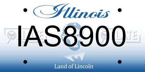 IAS8900 Illinois License Plate