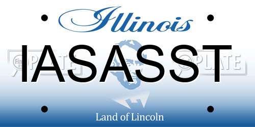 IASASST Illinois License Plate