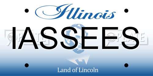 IASSEES Illinois License Plate