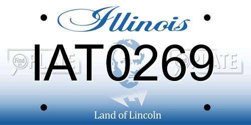 IAT0269 Illinois License Plate