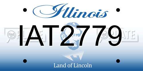 IAT2779 Illinois License Plate