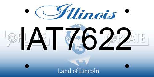 IAT7622 Illinois License Plate