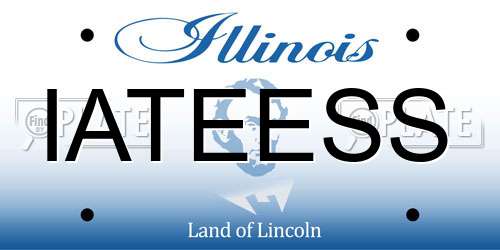 IATEESS Illinois License Plate