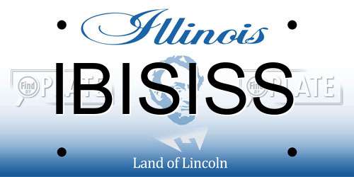 IBISISS Illinois License Plate