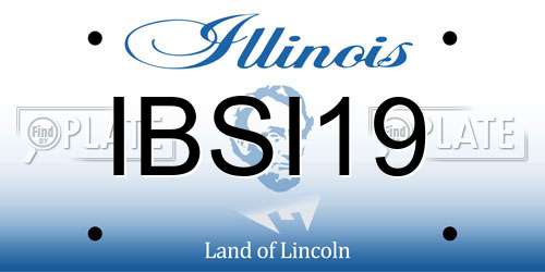 IBSI19 Illinois License Plate