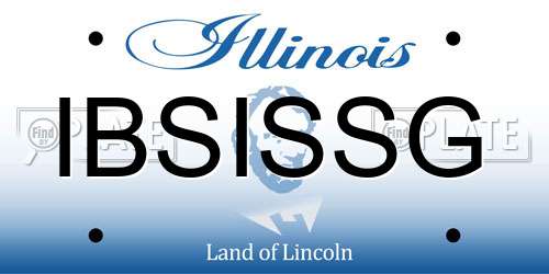IBSISSG Illinois License Plate