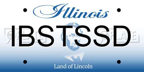 IBSTSSD Illinois License Plate