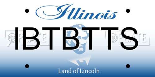IBTBTTS Illinois License Plate