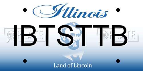 IBTSTTB Illinois License Plate